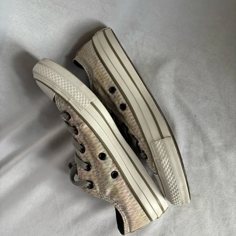 Converse Low Top Rainbow Diamond Shimmer Shoes Sneakers Size 6 - Picture 6 of 15